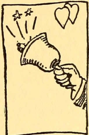 An illustration from Bird Center cartoons, a chronicle of social happenings at Bird Center, Illinois; pictures and text, 1904, leaf 64