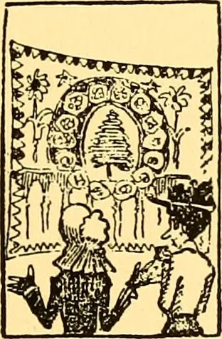 An illustration from Bird Center cartoons, a chronicle of social happenings at Bird Center, Illinois; pictures and text, 1904, leaf 70