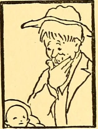 An illustration from Bird Center cartoons, a chronicle of social happenings at Bird Center, Illinois; pictures and text, 1904, leaf 88