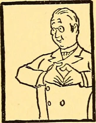 An illustration from Bird Center cartoons, a chronicle of social happenings at Bird Center, Illinois; pictures and text, 1904, leaf 88