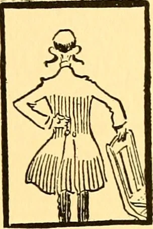 An illustration from Bird Center cartoons, a chronicle of social happenings at Bird Center, Illinois; pictures and text, 1904, leaf 94