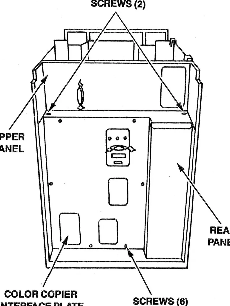 An illustration from tektronix :: 411x :: 070-5199-01 4100F19 4690 Series Color Graphics Copier Interface Instructions Feb1985, 1919, leaf 13