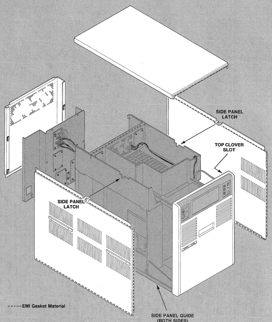 An illustration from tektronix :: 411x :: 070-5199-01 4100F19 4690 Series Color Graphics Copier Interface Instructions Feb1985, 1919, leaf 9