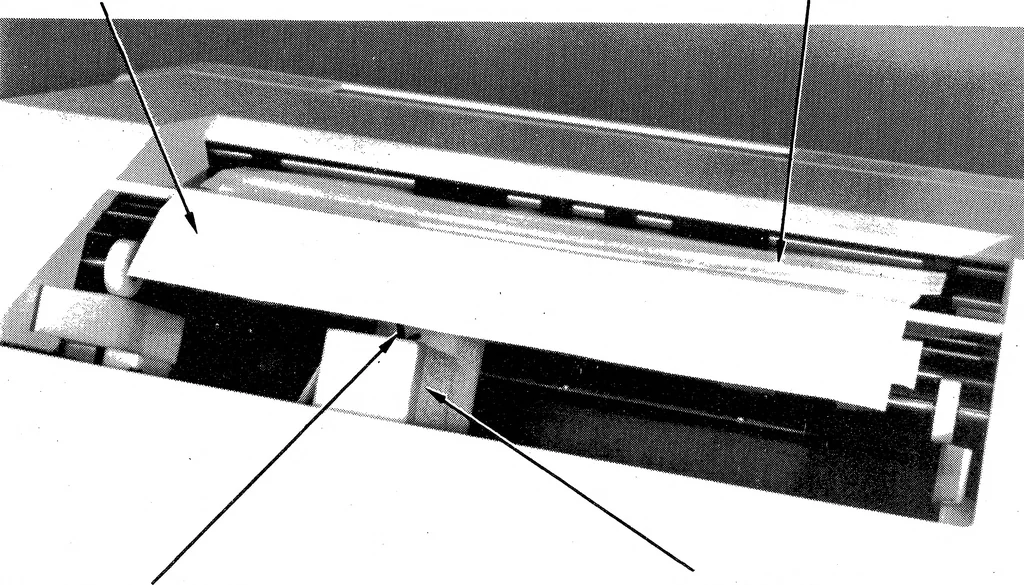 An illustration from versatec :: 5990-01 C2700 Series Thermal Transfer Color Plotter Operator Guide Oct1986, 1919, leaf 32