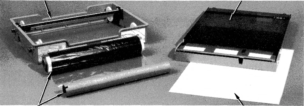 An illustration from versatec :: 5990-01 C2700 Series Thermal Transfer Color Plotter Operator Guide Oct1986, 1919, leaf 41