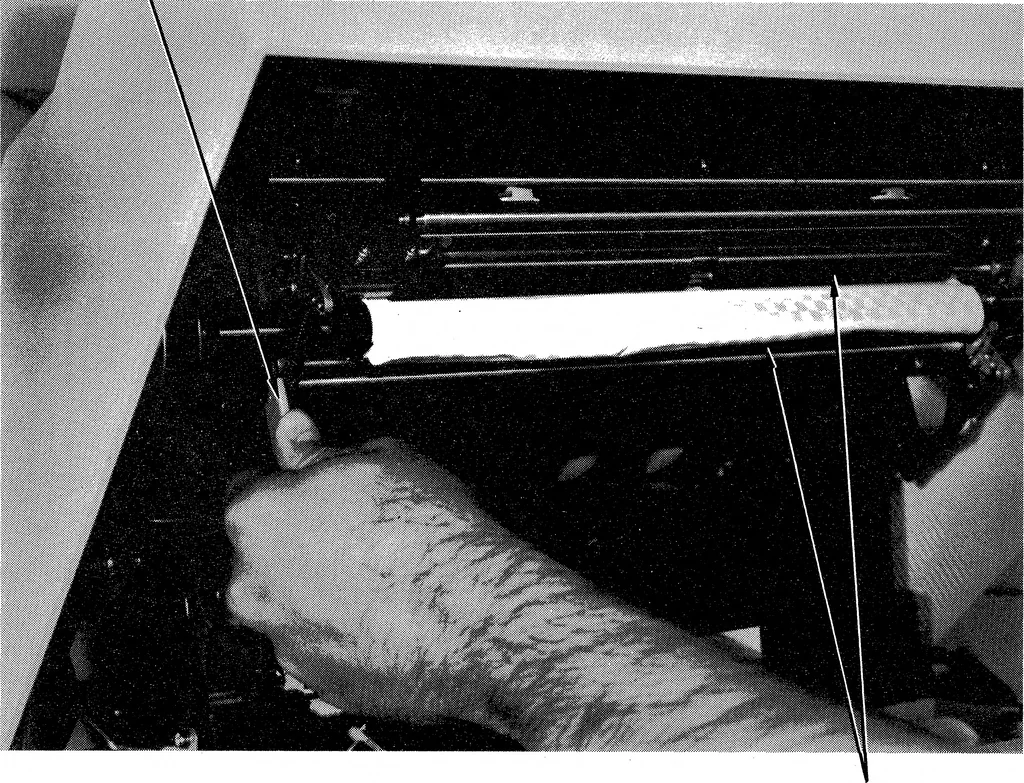 An illustration from versatec :: 5990-01 C2700 Series Thermal Transfer Color Plotter Operator Guide Oct1986, 1919, leaf 80