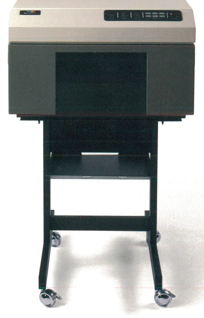 An illustration from versatec :: Bulletin 618-1 Versatec Spectrum Jun1986, 1919, leaf 3