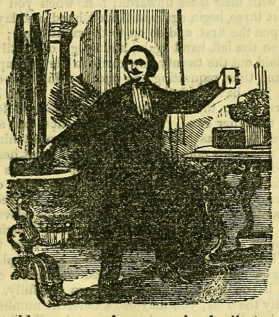 An illustration from The black art! or, Magic made easy, 1869, leaf 29