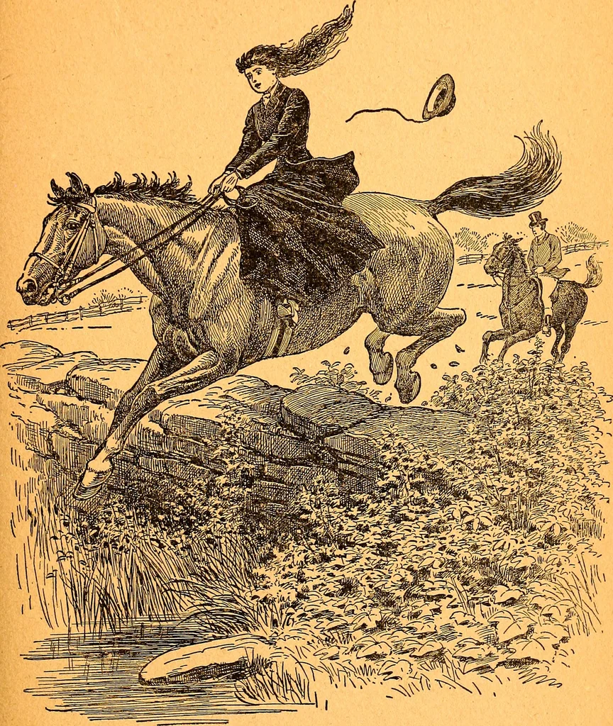 An illustration from Black Beauty : the autobiography of a horse, 1870, leaf 40