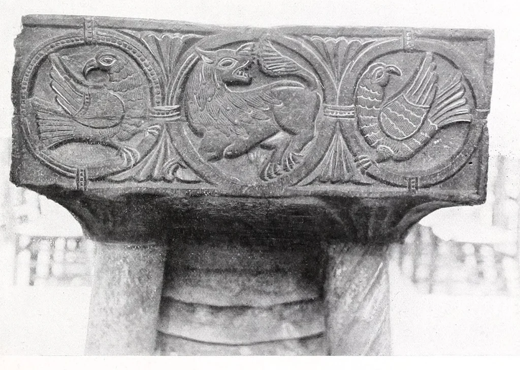 An illustration from Black Tournai fonts in England, the group of seven late Norman fonts from Belgium, 1909, leaf 23