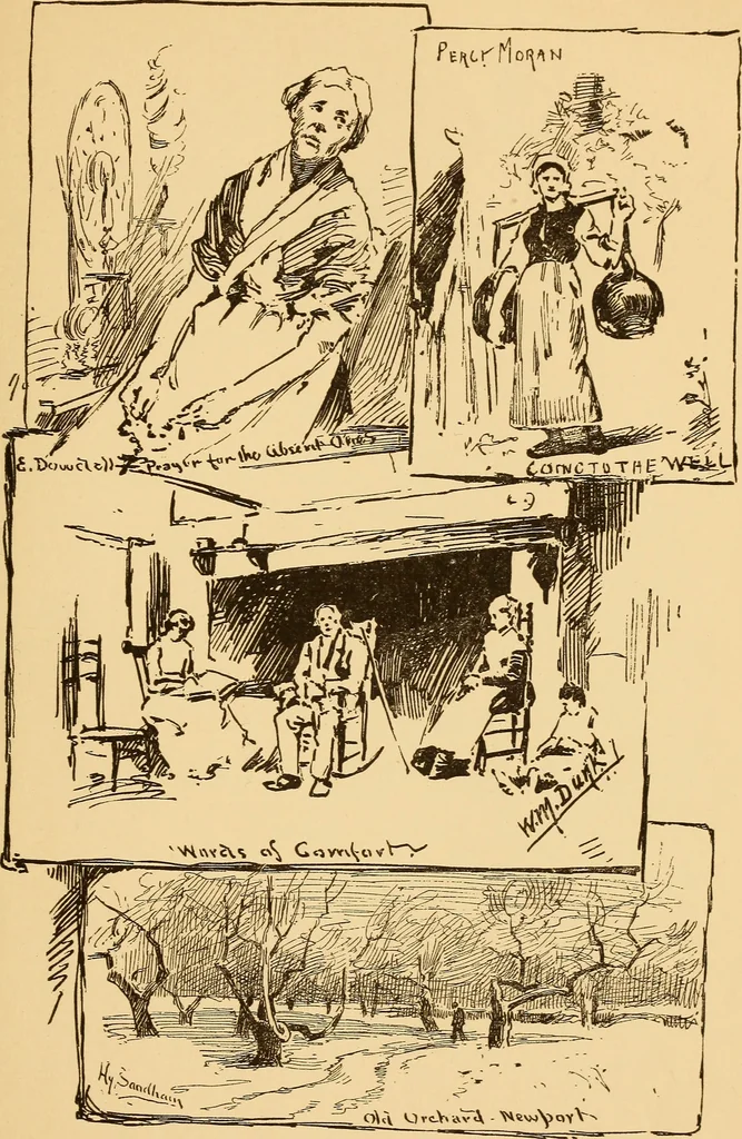 An illustration from Black and white exhibition of the Salmagundi Sketch Club : held at the galleries of the National Academy of Design ..., open from Dec. 1st to 21st, inclusive, 1881, leaf 12