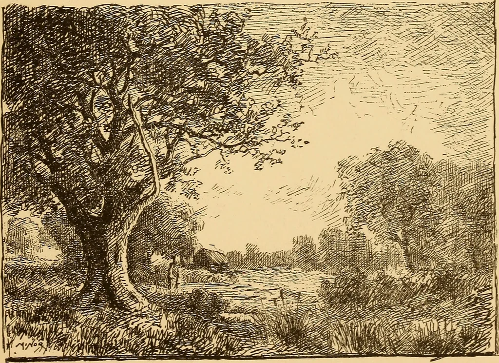 An illustration from Black and white exhibition of the Salmagundi Sketch Club : held at the galleries of the National Academy of Design ..., open from Dec. 1st to 21st, inclusive, 1881, leaf 28