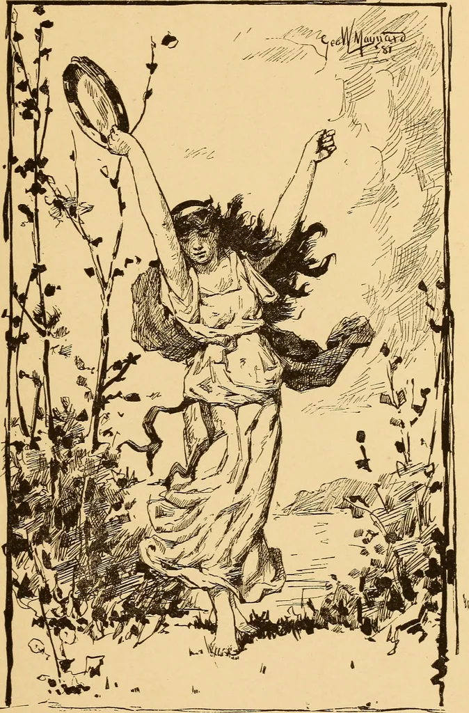 An illustration from Black and white exhibition of the Salmagundi Sketch Club : held at the galleries of the National Academy of Design ..., open from Dec. 1st to 21st, inclusive, 1881, leaf 52