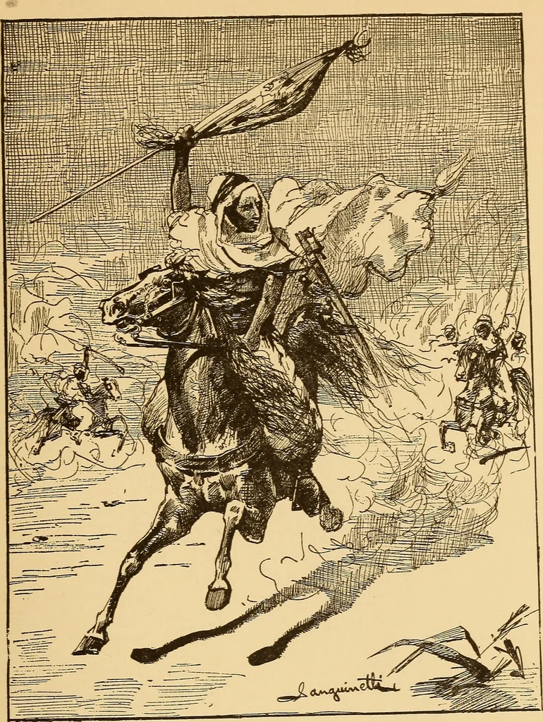 An illustration from Black and white exhibition of the Salmagundi Sketch Club : held at the galleries of the National Academy of Design ..., open from Dec. 1st to 21st, inclusive, 1881, leaf 64