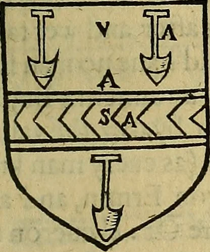 An illustration from The Blazon of Gentrie: : Deuided into two parts. The first named The Glorie of Generositie. The second, Lacyes Nobilitie. Comprehending discourses of Armes and of Gentry. Wherein is treated of the beginning, parts and degrees of Gentlenesse, vvith her lawes: Of the Bearing, and Blazon of Cote-armors: Of the Lawes of Armes, and of combats., 1586, leaf 206