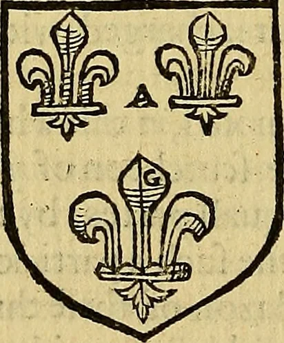 An illustration from The Blazon of Gentrie: : Deuided into two parts. The first named The Glorie of Generositie. The second, Lacyes Nobilitie. Comprehending discourses of Armes and of Gentry. Wherein is treated of the beginning, parts and degrees of Gentlenesse, vvith her lawes: Of the Bearing, and Blazon of Cote-armors: Of the Lawes of Armes, and of combats., 1586, leaf 211