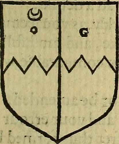 An illustration from The Blazon of Gentrie: : Deuided into two parts. The first named The Glorie of Generositie. The second, Lacyes Nobilitie. Comprehending discourses of Armes and of Gentry. Wherein is treated of the beginning, parts and degrees of Gentlenesse, vvith her lawes: Of the Bearing, and Blazon of Cote-armors: Of the Lawes of Armes, and of combats., 1586, leaf 212