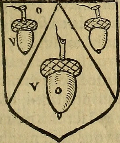 An illustration from The Blazon of Gentrie: : Deuided into two parts. The first named The Glorie of Generositie. The second, Lacyes Nobilitie. Comprehending discourses of Armes and of Gentry. Wherein is treated of the beginning, parts and degrees of Gentlenesse, vvith her lawes: Of the Bearing, and Blazon of Cote-armors: Of the Lawes of Armes, and of combats., 1586, leaf 224