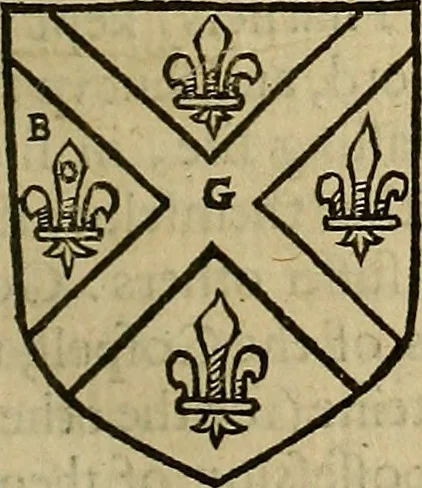 An illustration from The Blazon of Gentrie: : Deuided into two parts. The first named The Glorie of Generositie. The second, Lacyes Nobilitie. Comprehending discourses of Armes and of Gentry. Wherein is treated of the beginning, parts and degrees of Gentlenesse, vvith her lawes: Of the Bearing, and Blazon of Cote-armors: Of the Lawes of Armes, and of combats., 1586, leaf 238