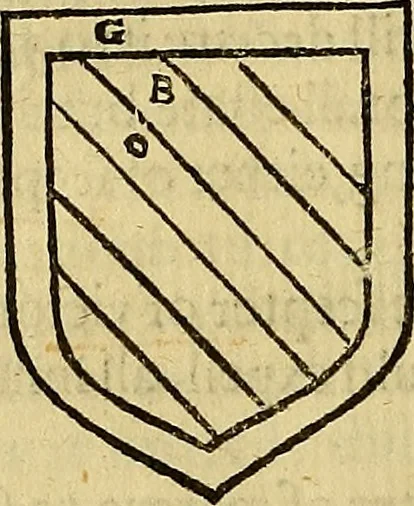 An illustration from The Blazon of Gentrie: : Deuided into two parts. The first named The Glorie of Generositie. The second, Lacyes Nobilitie. Comprehending discourses of Armes and of Gentry. Wherein is treated of the beginning, parts and degrees of Gentlenesse, vvith her lawes: Of the Bearing, and Blazon of Cote-armors: Of the Lawes of Armes, and of combats., 1586, leaf 243