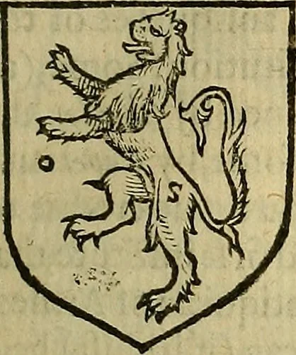 An illustration from The Blazon of Gentrie: : Deuided into two parts. The first named The Glorie of Generositie. The second, Lacyes Nobilitie. Comprehending discourses of Armes and of Gentry. Wherein is treated of the beginning, parts and degrees of Gentlenesse, vvith her lawes: Of the Bearing, and Blazon of Cote-armors: Of the Lawes of Armes, and of combats., 1586, leaf 244