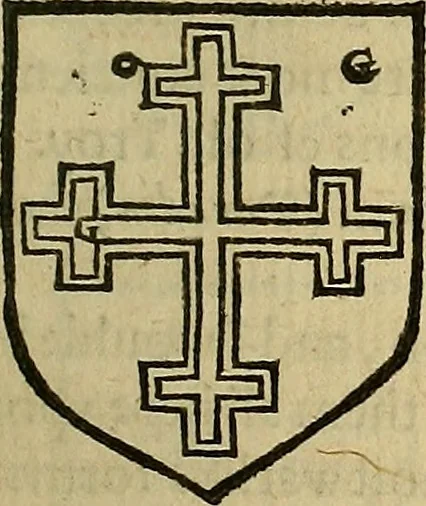 An illustration from The Blazon of Gentrie: : Deuided into two parts. The first named The Glorie of Generositie. The second, Lacyes Nobilitie. Comprehending discourses of Armes and of Gentry. Wherein is treated of the beginning, parts and degrees of Gentlenesse, vvith her lawes: Of the Bearing, and Blazon of Cote-armors: Of the Lawes of Armes, and of combats., 1586, leaf 244