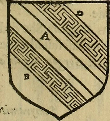 An illustration from The Blazon of Gentrie: : Deuided into two parts. The first named The Glorie of Generositie. The second, Lacyes Nobilitie. Comprehending discourses of Armes and of Gentry. Wherein is treated of the beginning, parts and degrees of Gentlenesse, vvith her lawes: Of the Bearing, and Blazon of Cote-armors: Of the Lawes of Armes, and of combats., 1586, leaf 244