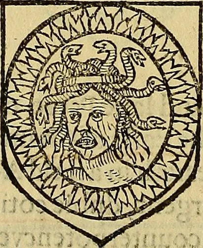 An illustration from The Blazon of Gentrie: : Deuided into two parts. The first named The Glorie of Generositie. The second, Lacyes Nobilitie. Comprehending discourses of Armes and of Gentry. Wherein is treated of the beginning, parts and degrees of Gentlenesse, vvith her lawes: Of the Bearing, and Blazon of Cote-armors: Of the Lawes of Armes, and of combats., 1586, leaf 245