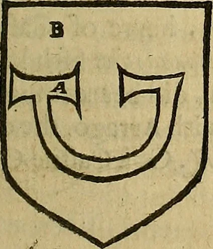 An illustration from The Blazon of Gentrie: : Deuided into two parts. The first named The Glorie of Generositie. The second, Lacyes Nobilitie. Comprehending discourses of Armes and of Gentry. Wherein is treated of the beginning, parts and degrees of Gentlenesse, vvith her lawes: Of the Bearing, and Blazon of Cote-armors: Of the Lawes of Armes, and of combats., 1586, leaf 246