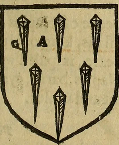 An illustration from The Blazon of Gentrie: : Deuided into two parts. The first named The Glorie of Generositie. The second, Lacyes Nobilitie. Comprehending discourses of Armes and of Gentry. Wherein is treated of the beginning, parts and degrees of Gentlenesse, vvith her lawes: Of the Bearing, and Blazon of Cote-armors: Of the Lawes of Armes, and of combats., 1586, leaf 246