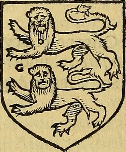 An illustration from The Blazon of Gentrie: : Deuided into two parts. The first named The Glorie of Generositie. The second, Lacyes Nobilitie. Comprehending discourses of Armes and of Gentry. Wherein is treated of the beginning, parts and degrees of Gentlenesse, vvith her lawes: Of the Bearing, and Blazon of Cote-armors: Of the Lawes of Armes, and of combats., 1586, leaf 247