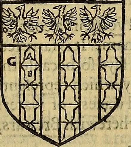 An illustration from The Blazon of Gentrie: : Deuided into two parts. The first named The Glorie of Generositie. The second, Lacyes Nobilitie. Comprehending discourses of Armes and of Gentry. Wherein is treated of the beginning, parts and degrees of Gentlenesse, vvith her lawes: Of the Bearing, and Blazon of Cote-armors: Of the Lawes of Armes, and of combats., 1586, leaf 257