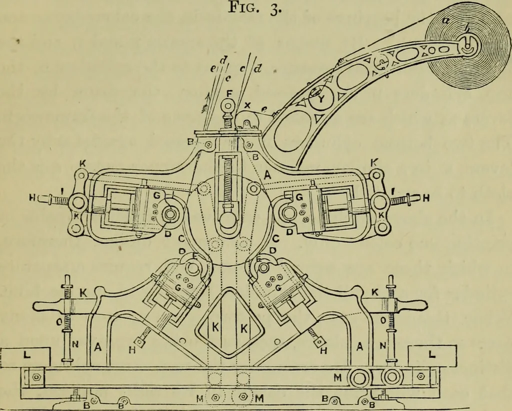 An illustration from Bleaching, dyeing, and calico-printing : With formulae, 1884, leaf 78