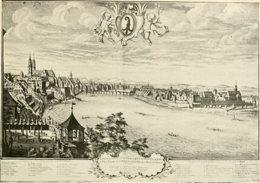An illustration from Bâle, Berne et Genève, 1909, leaf 12