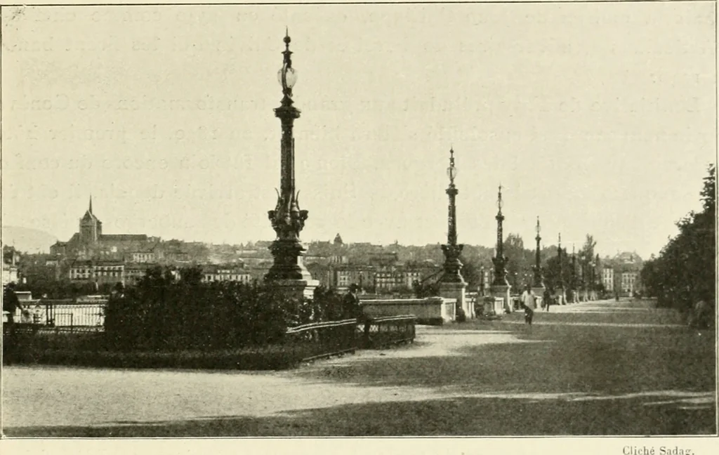 An illustration from Bâle, Berne et Genève, 1909, leaf 136