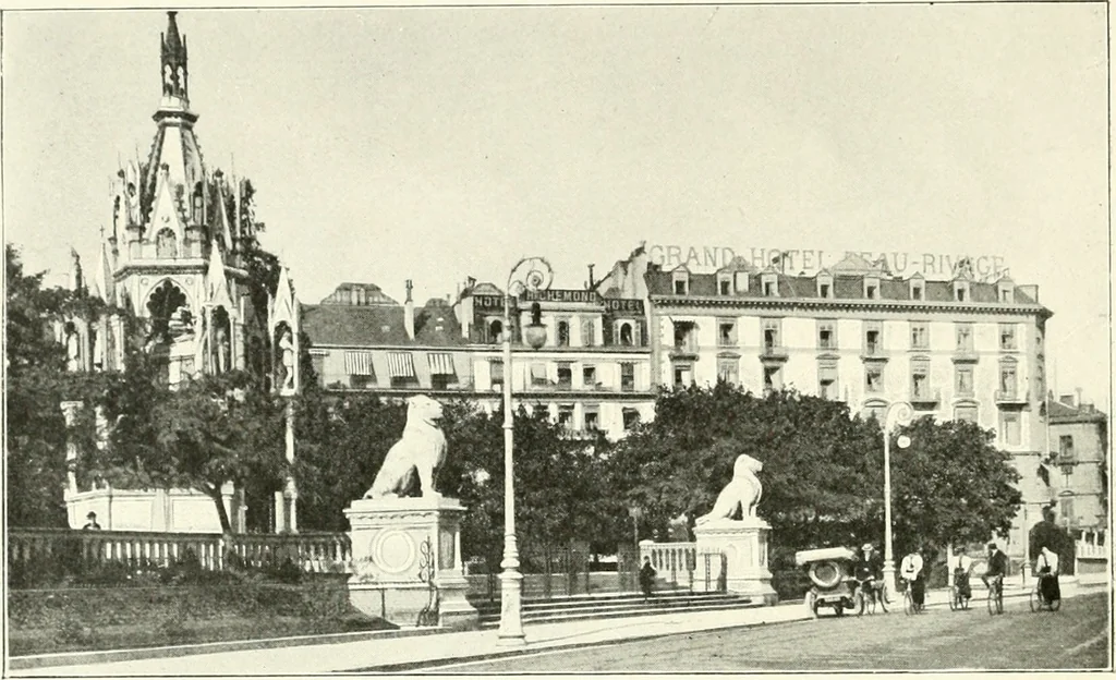 An illustration from Bâle, Berne et Genève, 1909, leaf 139