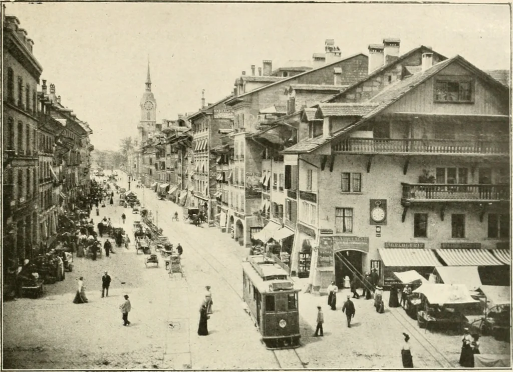 An illustration from Bâle, Berne et Genève, 1909, leaf 78