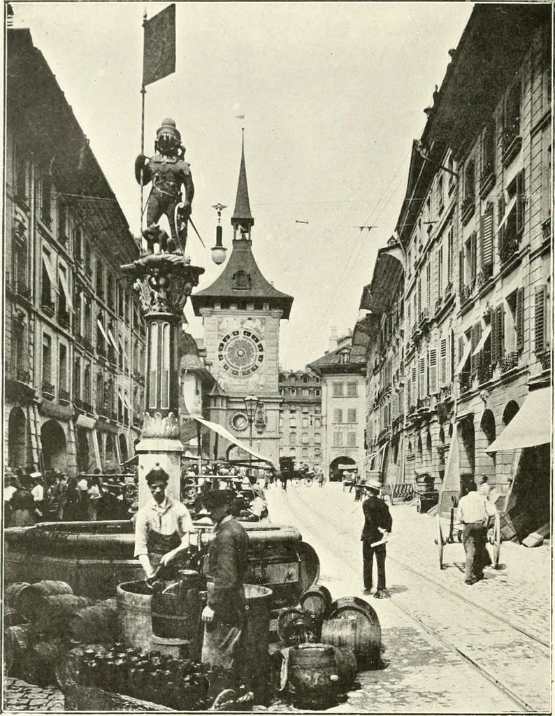 An illustration from Bâle, Berne et Genève, 1909, leaf 9