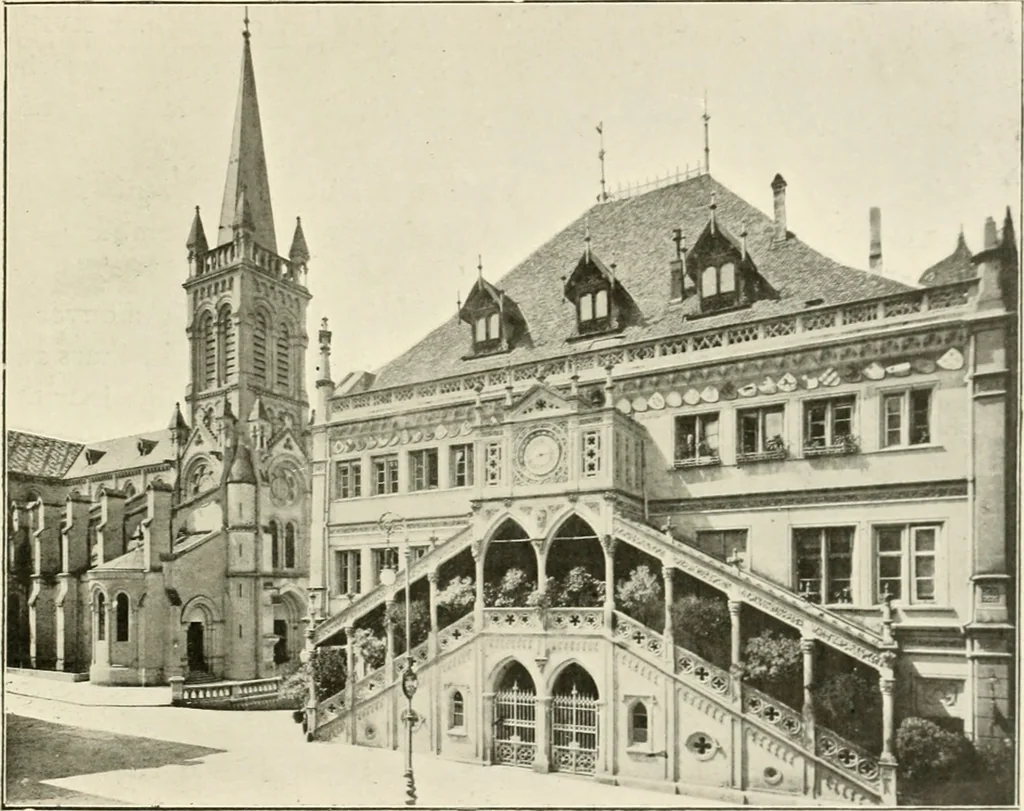 An illustration from Bâle, Berne et Genève, 1909, leaf 92