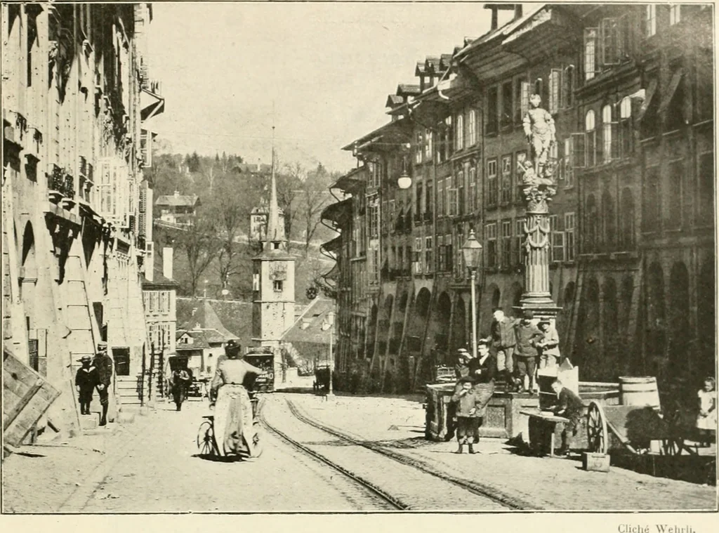 An illustration from Bâle, Berne et Genève, 1909, leaf 96