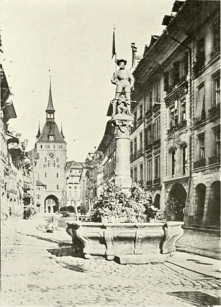 An illustration from Bâle, Berne et Genève, 1909, leaf 97