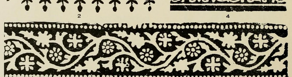 An illustration from Block prints from India for textiles, 1924, leaf 12