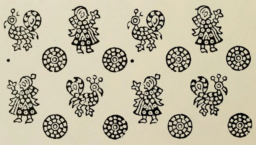 An illustration from Block prints from India for textiles, 1924, leaf 20