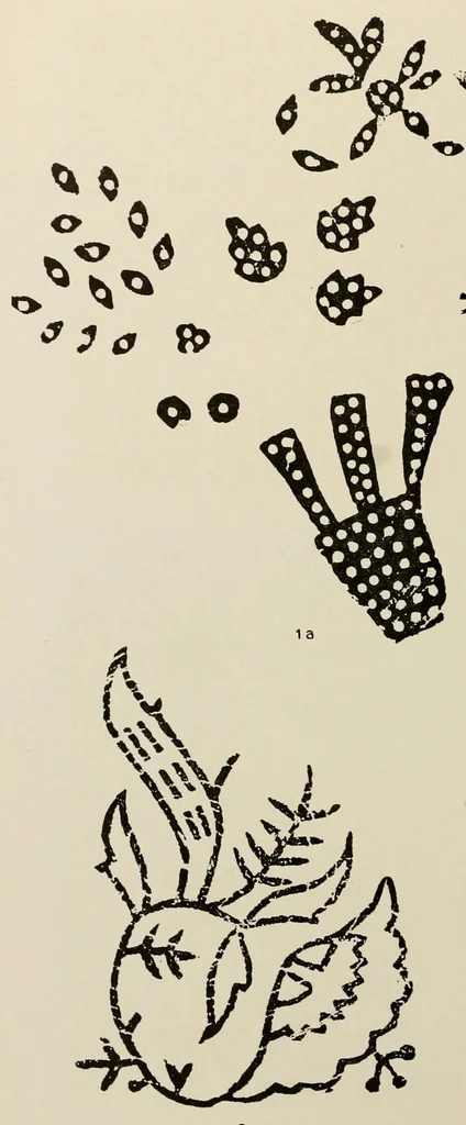 An illustration from Block prints from India for textiles, 1924, leaf 30