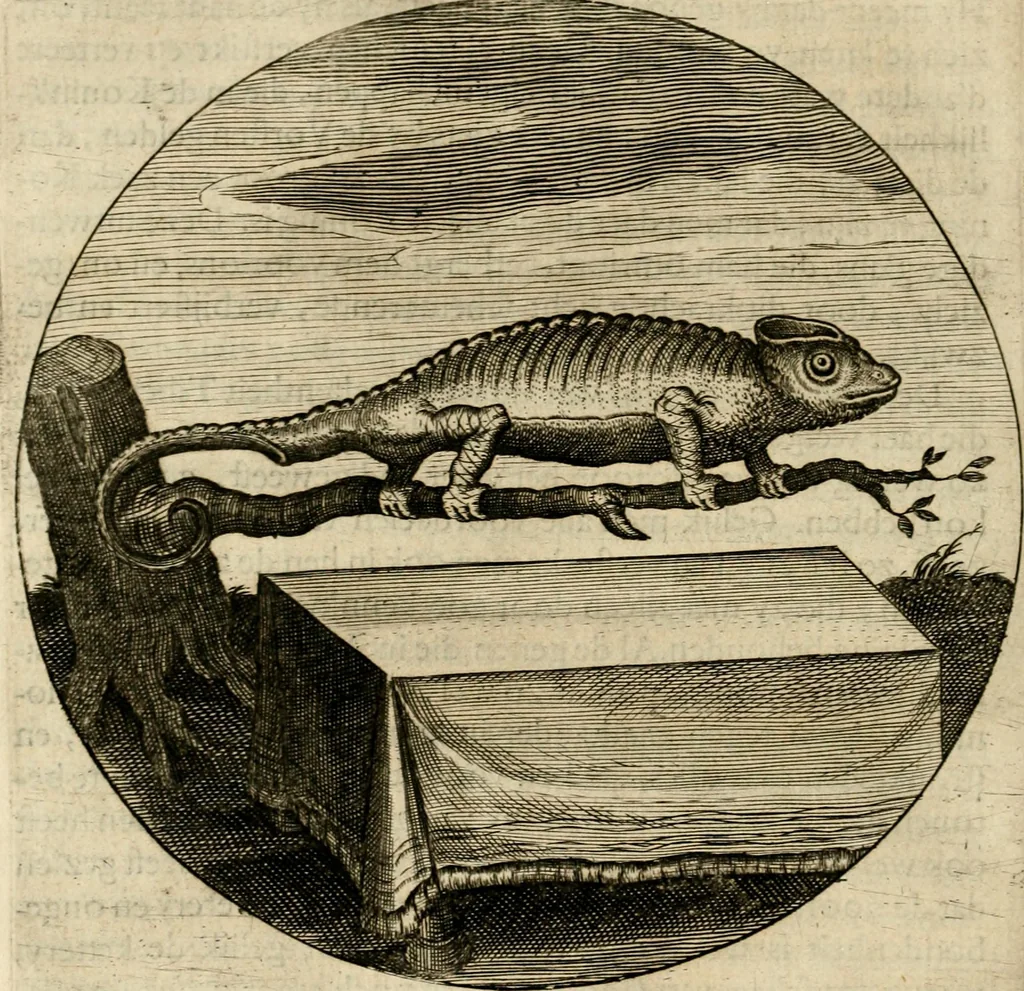 An illustration from Bloemhof der doorluchtige voorbeelden, daer in door ware, vreemde en deftige geschiedenissen, leeringen en eygenschappen, alles dat de mensch tot nut en vermaek verstrekken kan, te bemerken is : uit de schriften van Philippus Camerarius, Michiel de Montanje en andere schrijvers getrokken en vertaelt, 1647, leaf 287