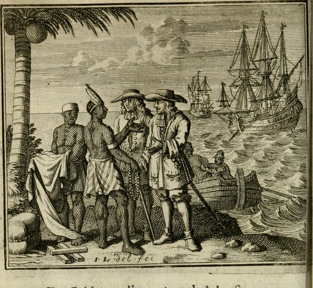 An illustration from Bloem-tuintje : bestaande in twee deelen : het eerste in innerlyke bedenkingen, en geleikenissen, het tweede in eenige zang- en lees-rymen, 1724, leaf 231
