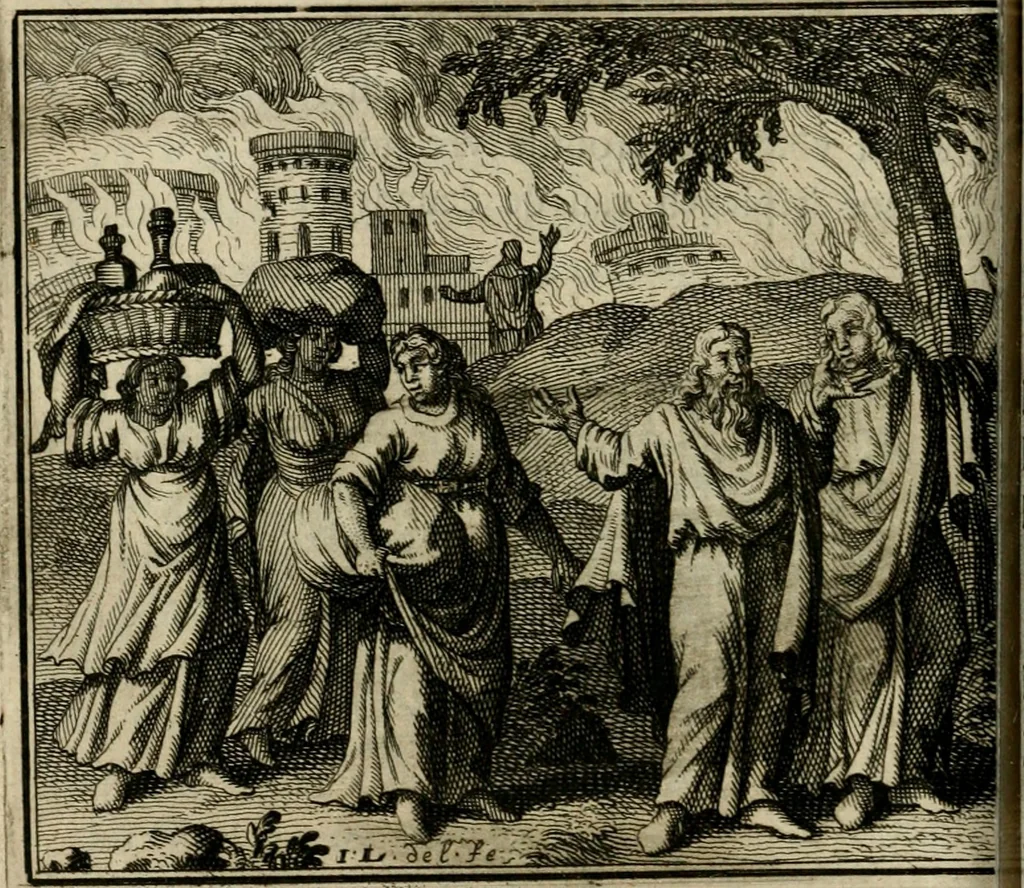 An illustration from Bloem-tuintje : bestaande in twee deelen : het eerste in innerlyke bedenkingen, en geleikenissen, het tweede in eenige zang- en lees-rymen, 1724, leaf 343