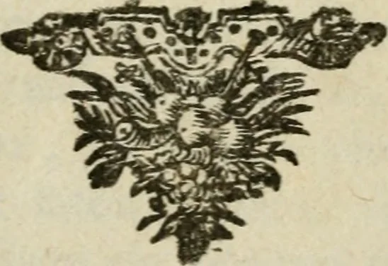 An illustration from Bloem-tuintje : bestaande in twee deelen : het eerste in innerlyke bedenkingen, en geleikenissen, het tweede in eenige zang- en lees-rymen, 1724, leaf 8