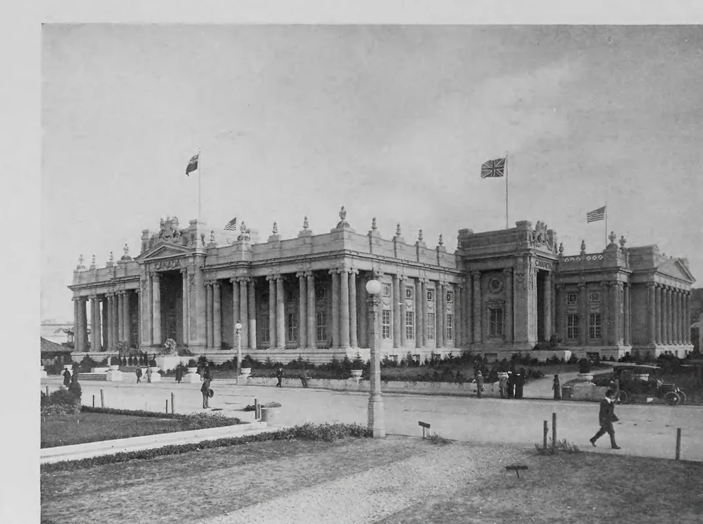 An illustration from The blue book : a comprehensive official souvenir view book of the Panama-Pacific International Exposition at San Francisco, 1915, 1915, leaf 200