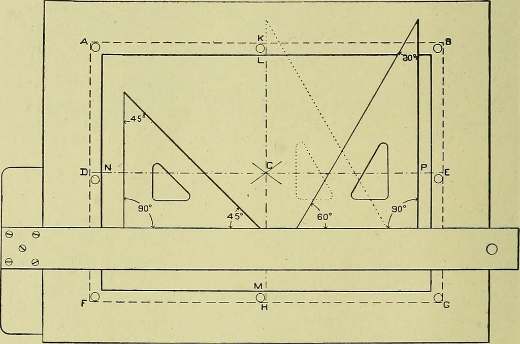 An illustration from Blueprint reading; a practical manual of instruction in blueprint reading through the analysis of typical plates with reference to mechanical drawing conventions and methods, the laws of projection, etc, 1919, leaf 171